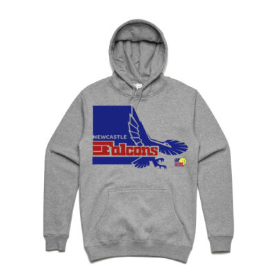 Newcastle Falcons Original Logo - Stencil Hood (Unisex) Thumbnail