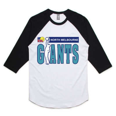 North Melbourne Giants (blue) | Raglan T-Shirt (Unisex) Thumbnail