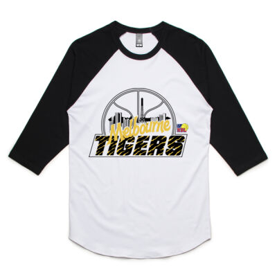 Melbourne Tigers (yellow) | Raglan T-Shirt (Unisex) Thumbnail