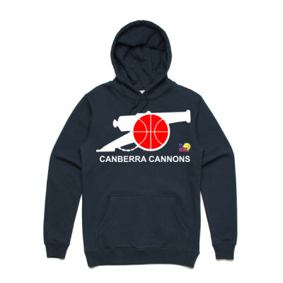 Canberra Cannons Retro 80s (white) - Stencil Hood (Unisex) Thumbnail