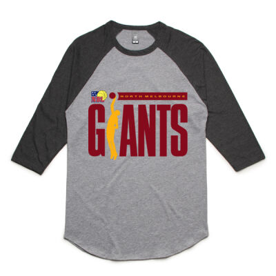 North Melbourne Giants (red) | Unisex Raglan Thumbnail