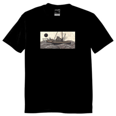 Jaws - Orca Woodcut Kids Thumbnail