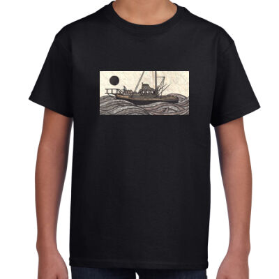 Jaws - Orca Woodcut Thumbnail